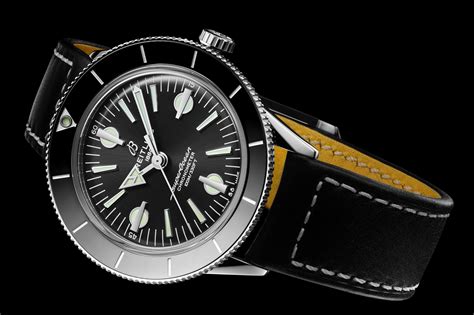 breitling 18k gold diver|breitling supercoean dive watch.